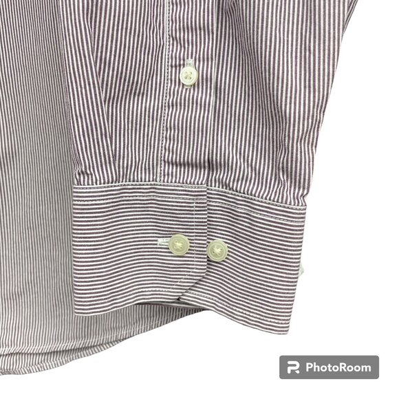 Men's BANANA REPUBLIC Striped‎ Button-Down Long Sleeve- Size XL - Picture 6 of 14